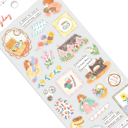 Mind Wave Easy Day Sticker - Sewing - Sticker Sheets