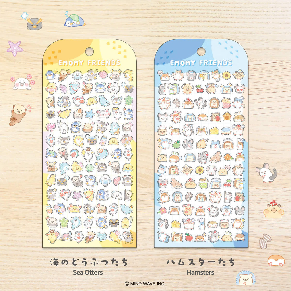 Mind Wave Emomy Friends Sticker - Cats - Sticker Sheets