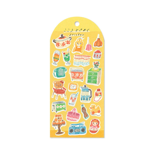 Mind Wave Fluttering Heart Sticker - Retro Pop - Sticker Sheets