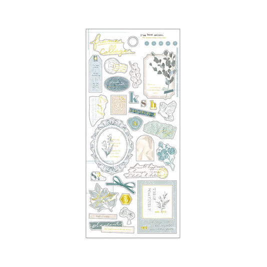 Mind Wave Frame Collage Sticker Sheet - Green - Sticker Sheets