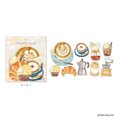 Mind Wave Grand Jour Flake Sticker - Coffee - Flake Stickers