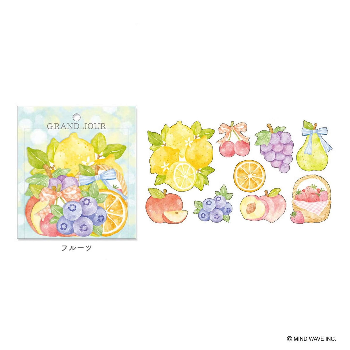 Mind Wave Grand Jour Flake Sticker - Fruits - Flake Stickers