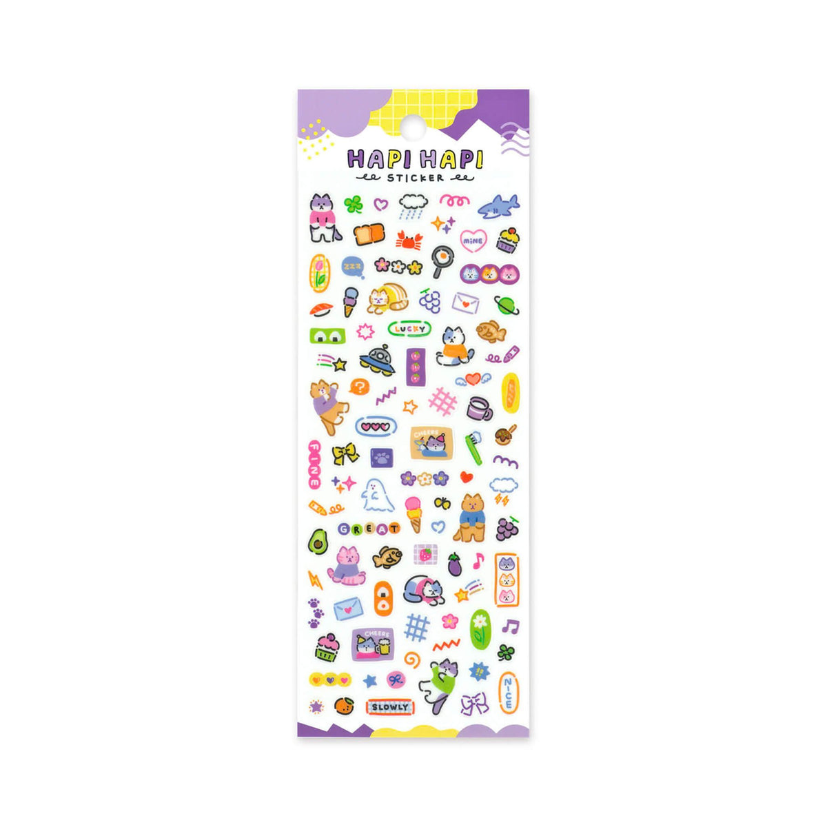 Mind Wave HAPI HAPI Sticker - Cat - Sticker Sheets