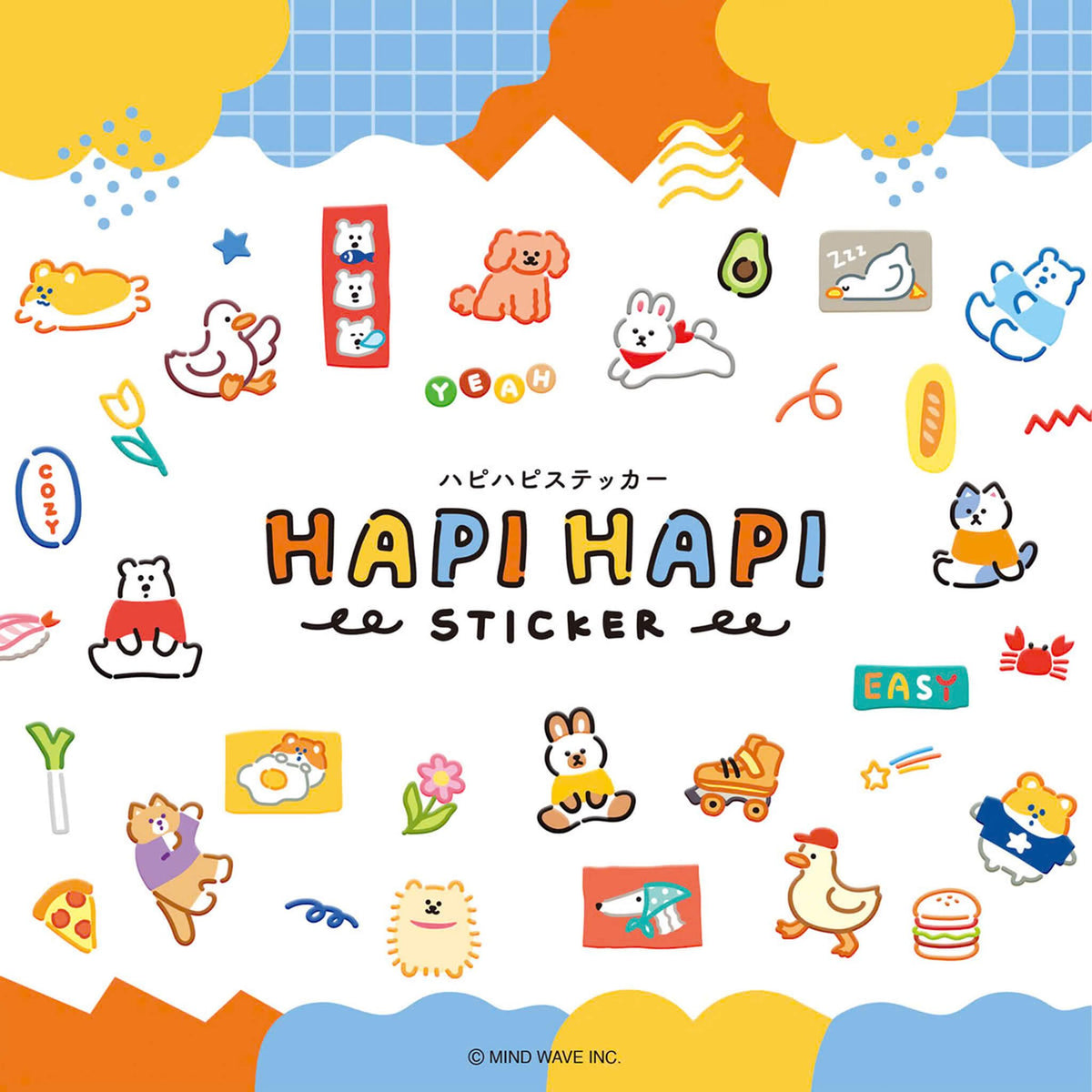 Mind Wave HAPI HAPI Sticker - Cat - Sticker Sheets