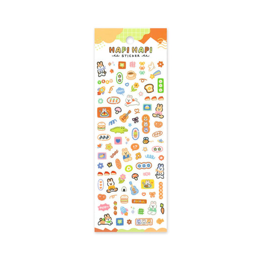 Mind Wave HAPI HAPI Sticker - Rabbit - Sticker Sheets