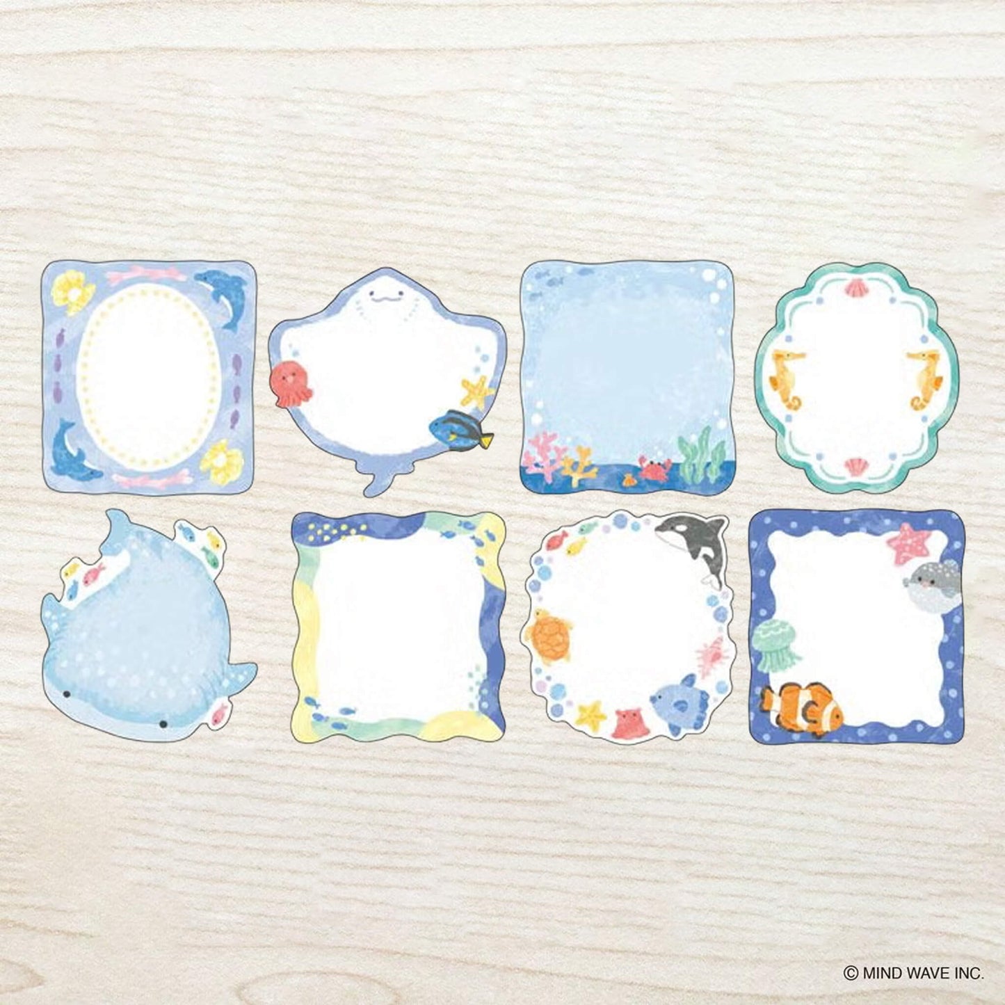 Mind Wave Hidamari Life Writable Sticker - Aquarium - Flake Stickers