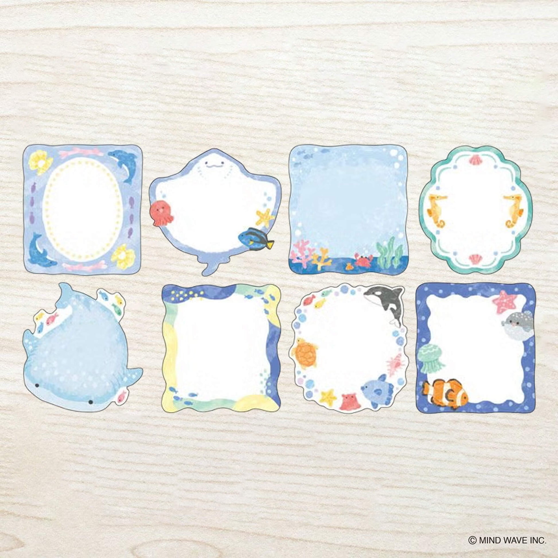 Mind Wave Hidamari Life Writable Sticker - Aquarium - Flake Stickers