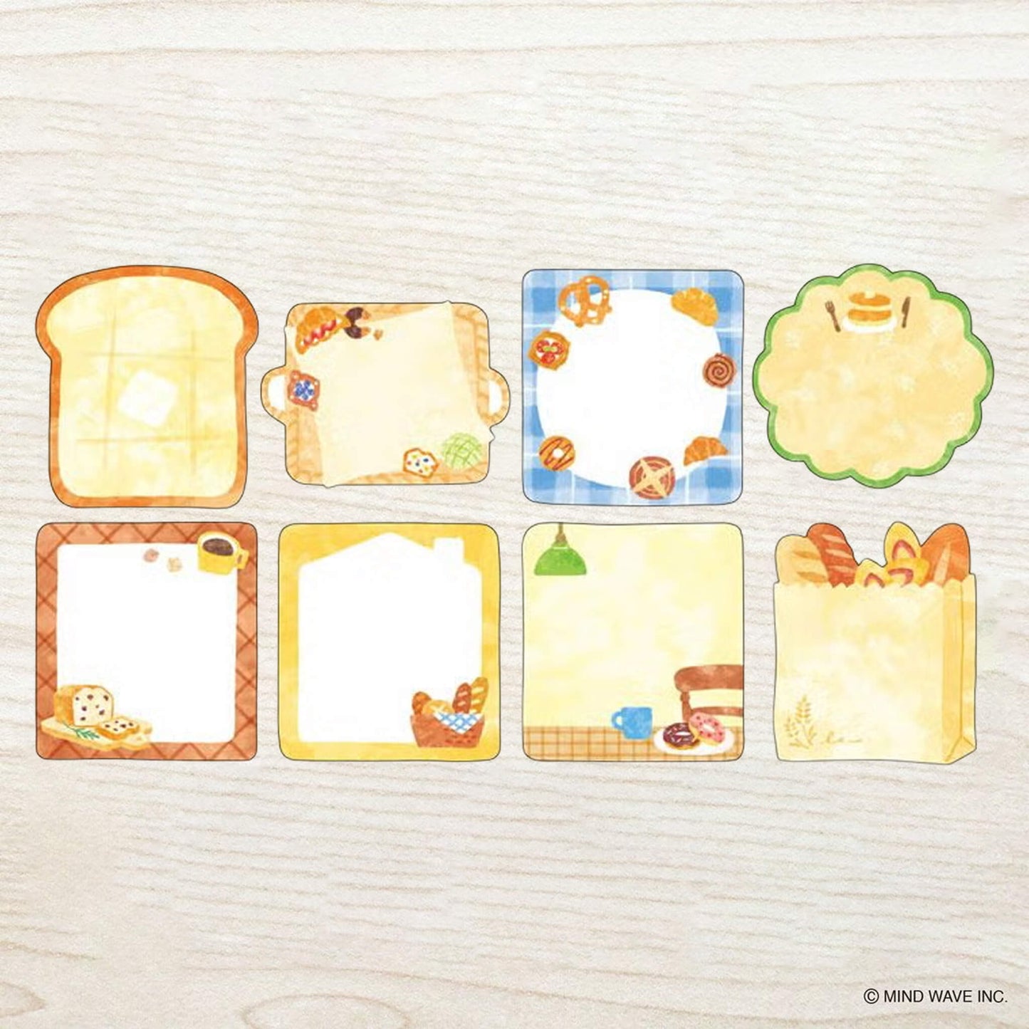 Mind Wave Hidamari Life Writable Sticker - Bread - Flake Stickers