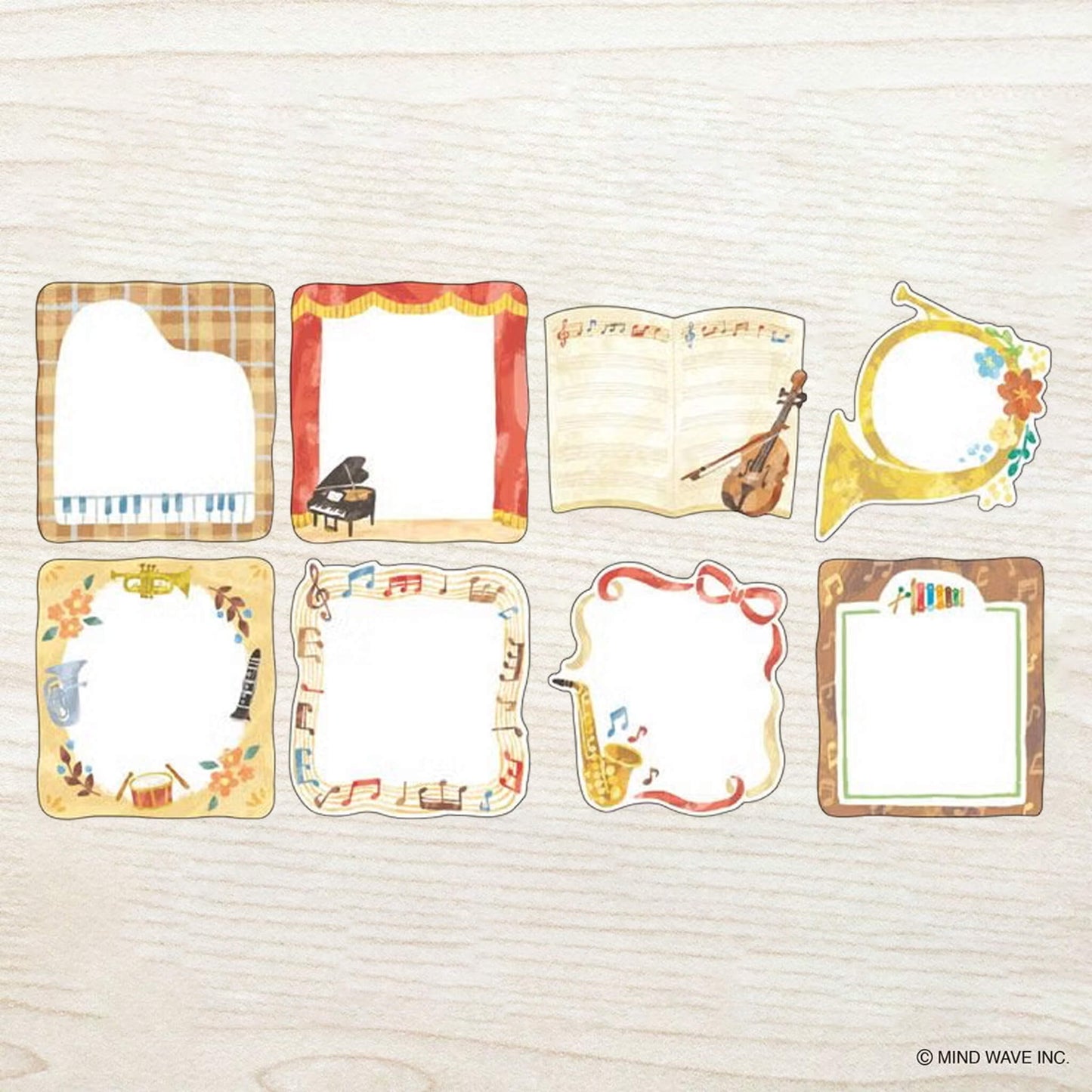 Mind Wave Hidamari Life Writable Sticker - Music - Flake Stickers