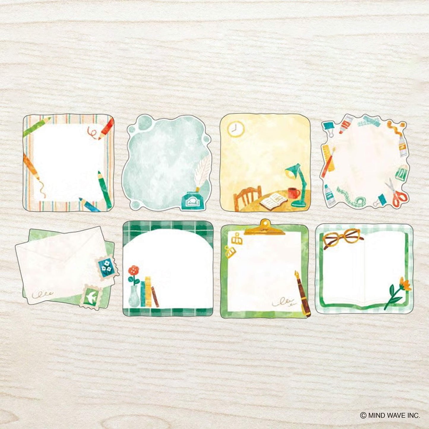 Mind Wave Hidamari Life Writable Sticker - Stationery - Flake Stickers