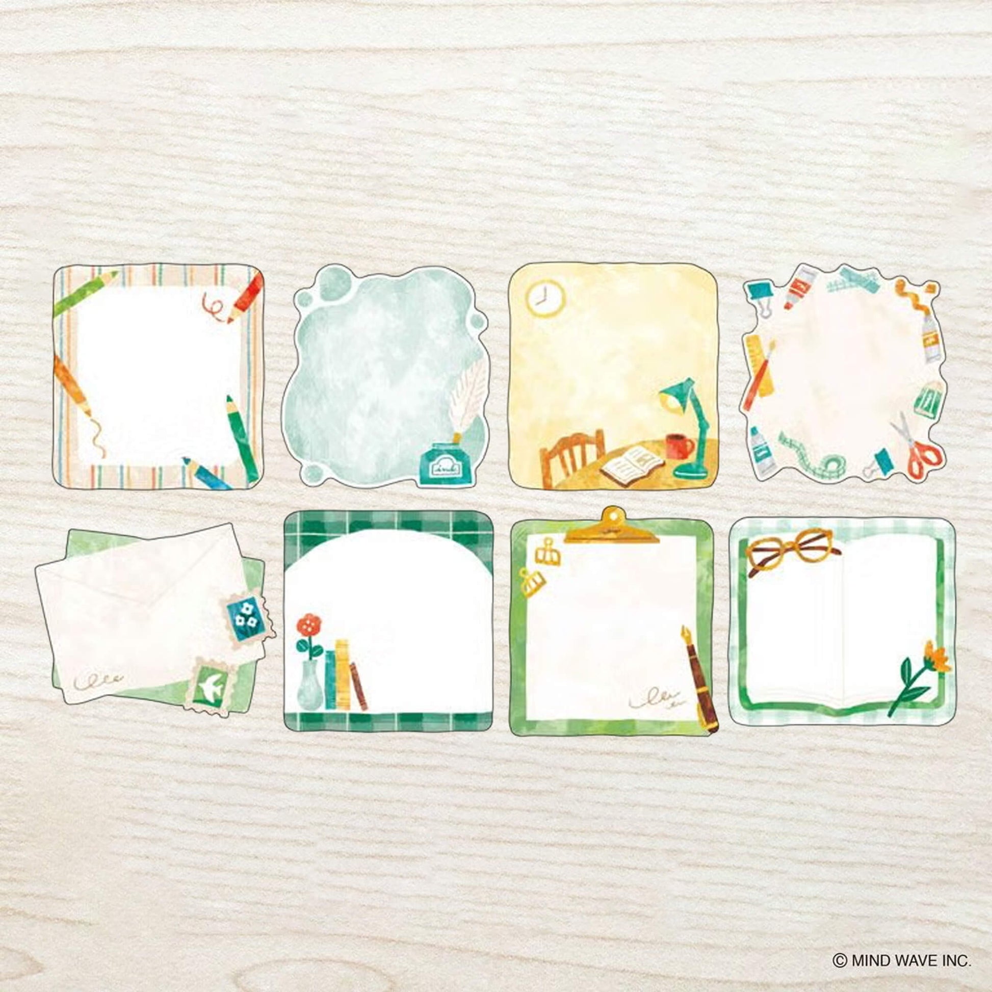 Mind Wave Hidamari Life Writable Sticker - Stationery - Flake Stickers