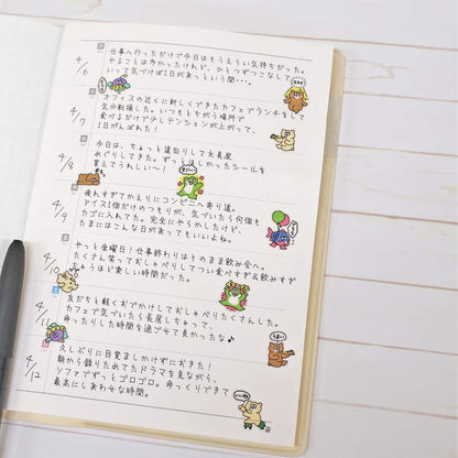 Mind Wave Hitokoto Reaction Sticker Sheet - Bears - Sticker Sheets