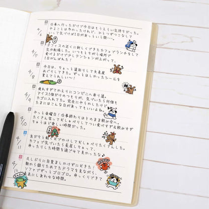 Mind Wave Hitokoto Reaction Sticker Sheet - Dogs - Sticker Sheets