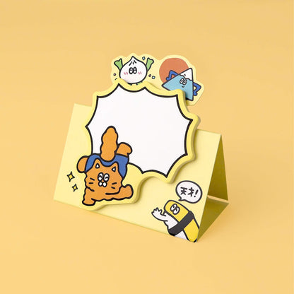 Mind Wave Hitokoto Soeru Standing Sticky Notes - Cat - Sticky Notes