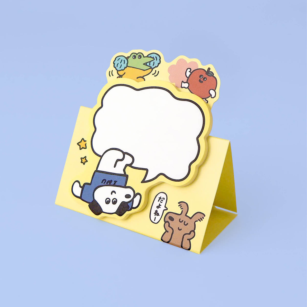 Mind Wave Hitokoto Soeru Standing Sticky Notes - Dog - Sticky Notes
