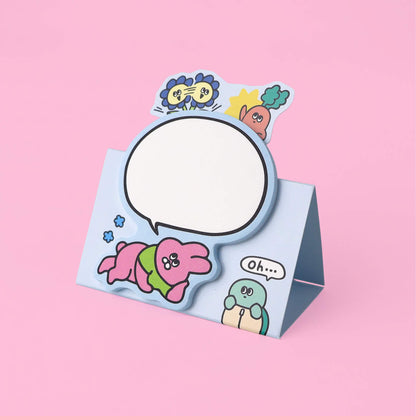 Mind Wave Hitokoto Soeru Standing Sticky Notes - Rabbit - Sticky Notes