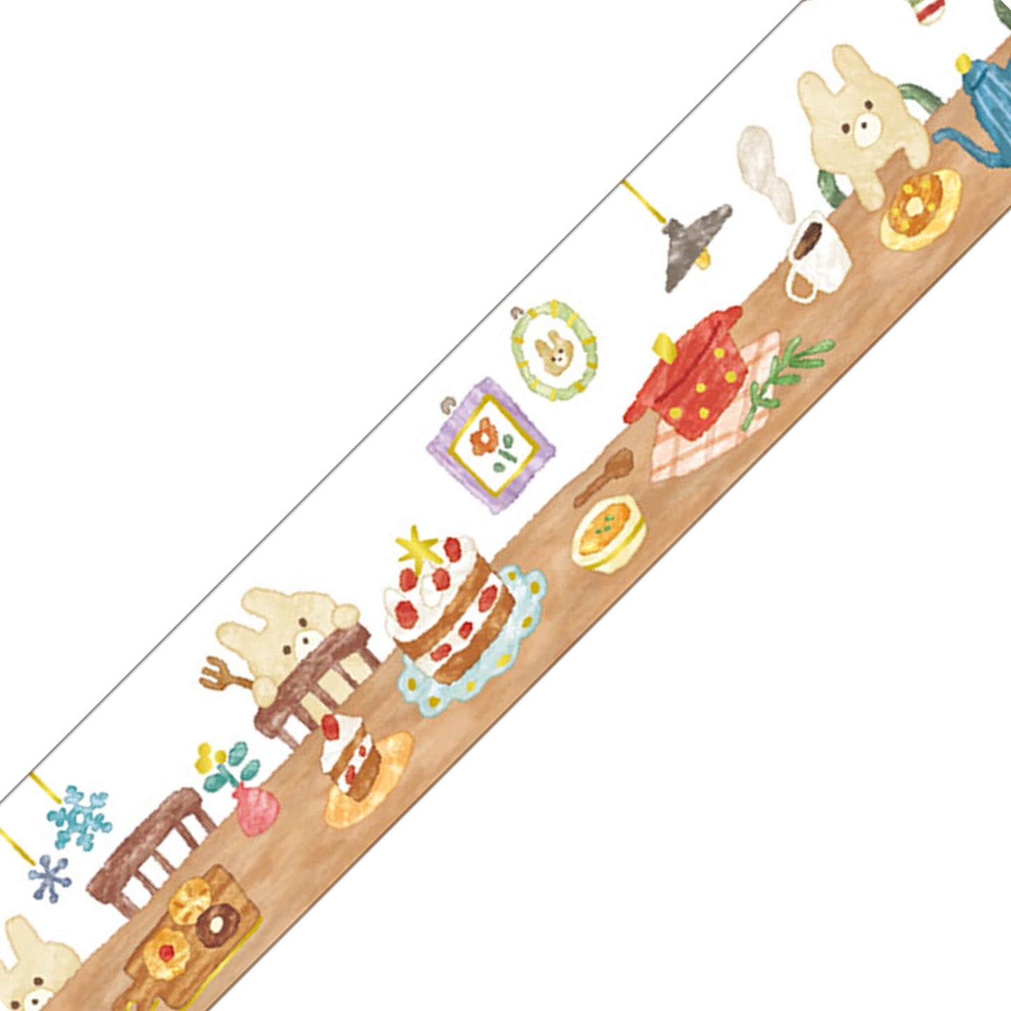 Mind Wave Hokkori Life Foil Clear Tape - My Home - Washi Tapes