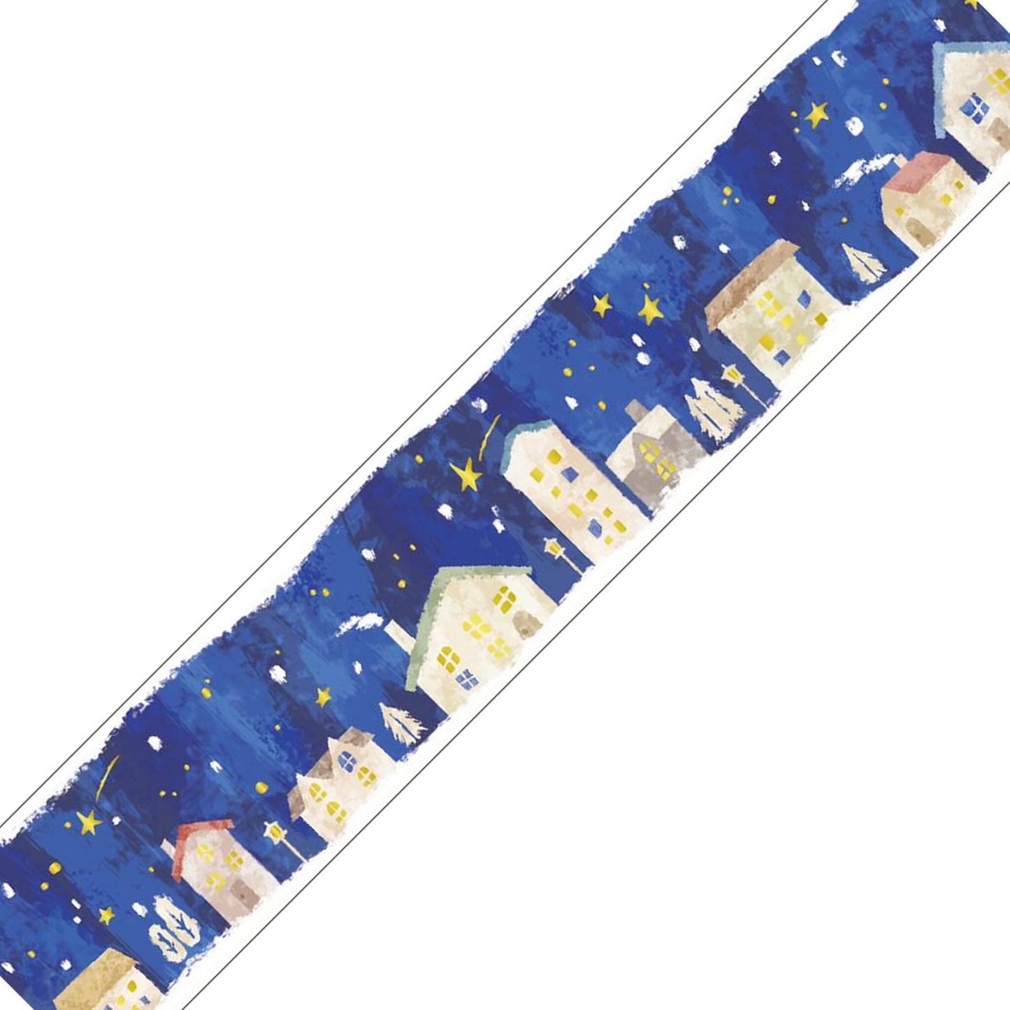 Mind Wave Hokkori Life Foil Clear Tape - Night Street - PET Film Tapes