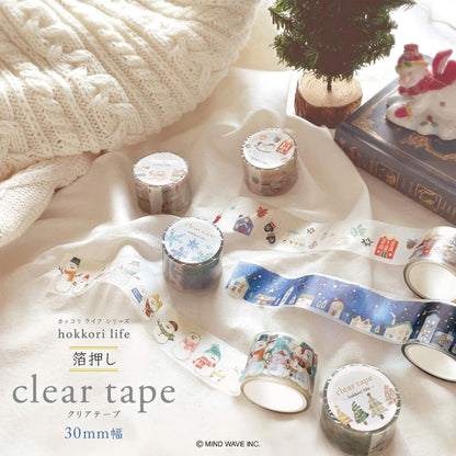 Mind Wave Hokkori Life Foil Clear Tape - Ornament - PET Film Tapes