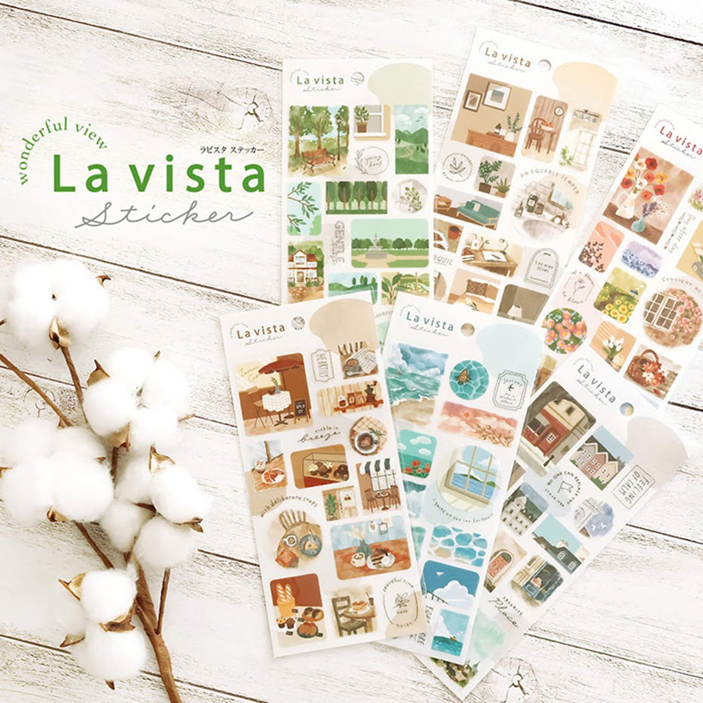 Mind Wave La Vista Sticker Sheet - Café - Sticker Sheets