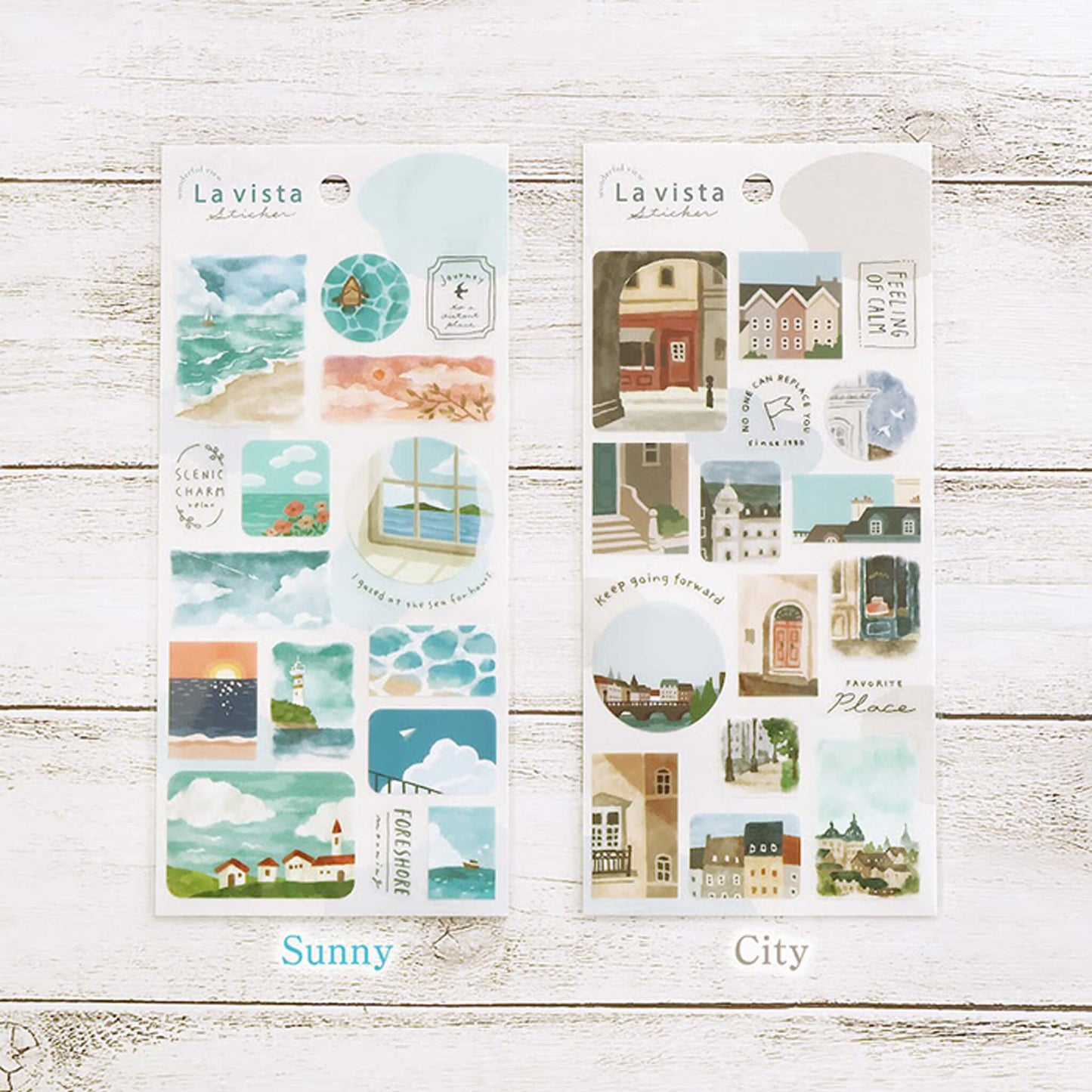 Mind Wave La Vista Sticker Sheet - City - Sticker Sheets