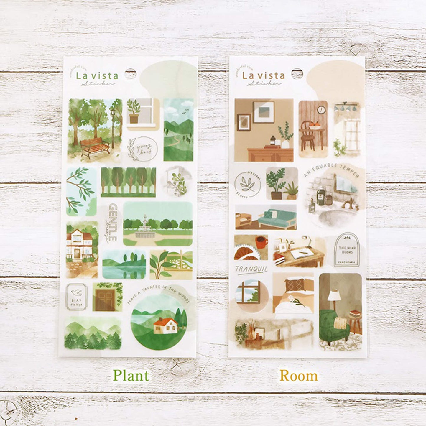 Mind Wave La Vista Sticker Sheet - Plant - Sticker Sheets