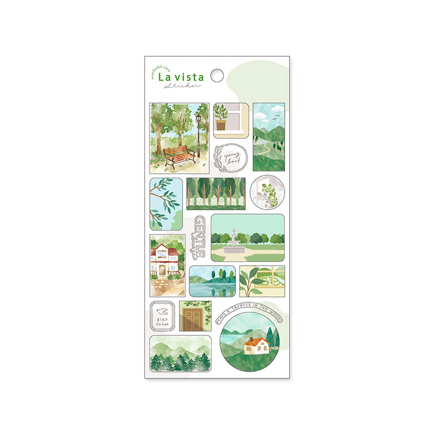 Mind Wave La Vista Sticker Sheet - Plant - Sticker Sheets