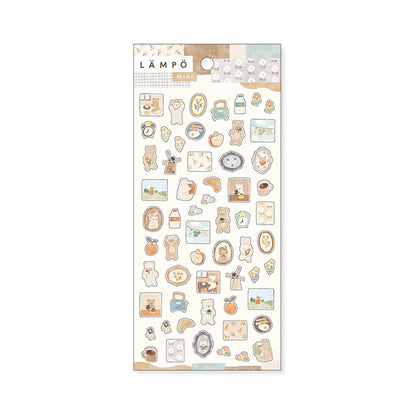 Mind Wave Lämpö Mini Sticker Sheet - Bear & Morning - Sticker Sheets