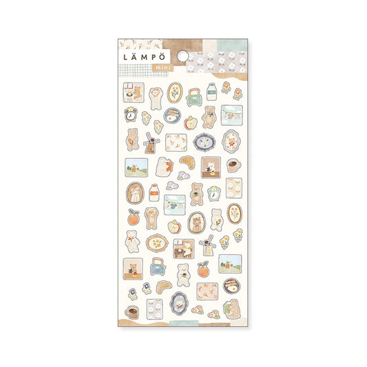 Mind Wave Lämpö Mini Sticker Sheet - Bear & Morning - Sticker Sheets