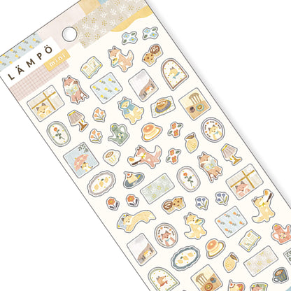 Mind Wave Lämpö Mini Sticker Sheet - Fox & Rain - Sticker Sheets