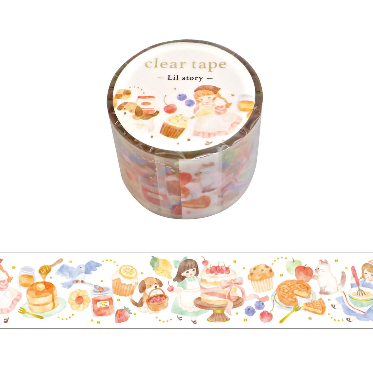 Mind Wave Lil Story Foil Clear Tape - Baking - PET Film Tapes