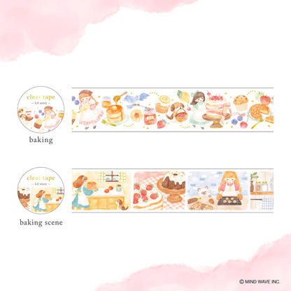 Mind Wave Lil Story Foil Clear Tape - Baking - PET Film Tapes