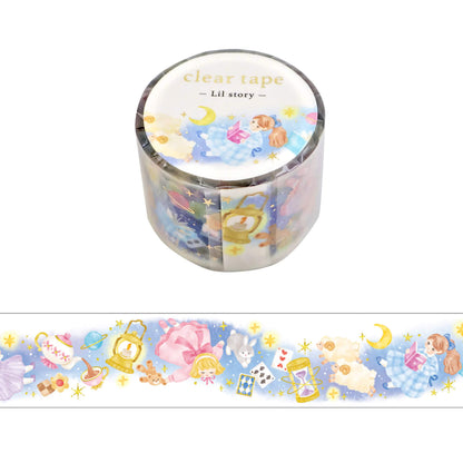 Mind Wave Lil Story Foil Clear Tape - Midnight - PET Film Tapes