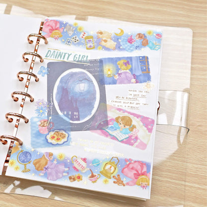 Mind Wave Lil Story Foil Clear Tape - Midnight - PET Film Tapes