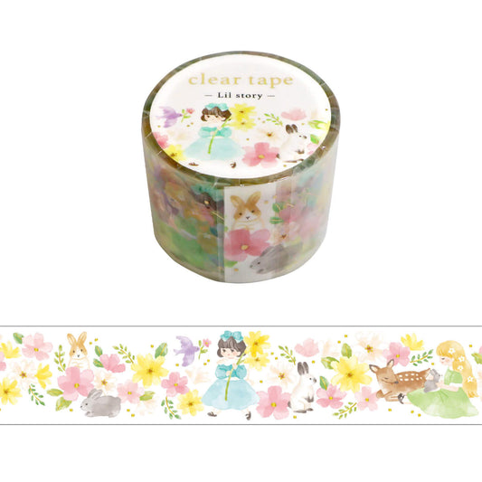 Mind Wave Lil Story Foil Clear Tape - Stroll - PET Film Tapes