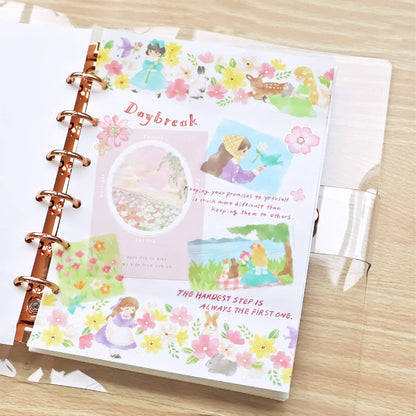 Mind Wave Lil Story Foil Clear Tape - Stroll - PET Film Tapes