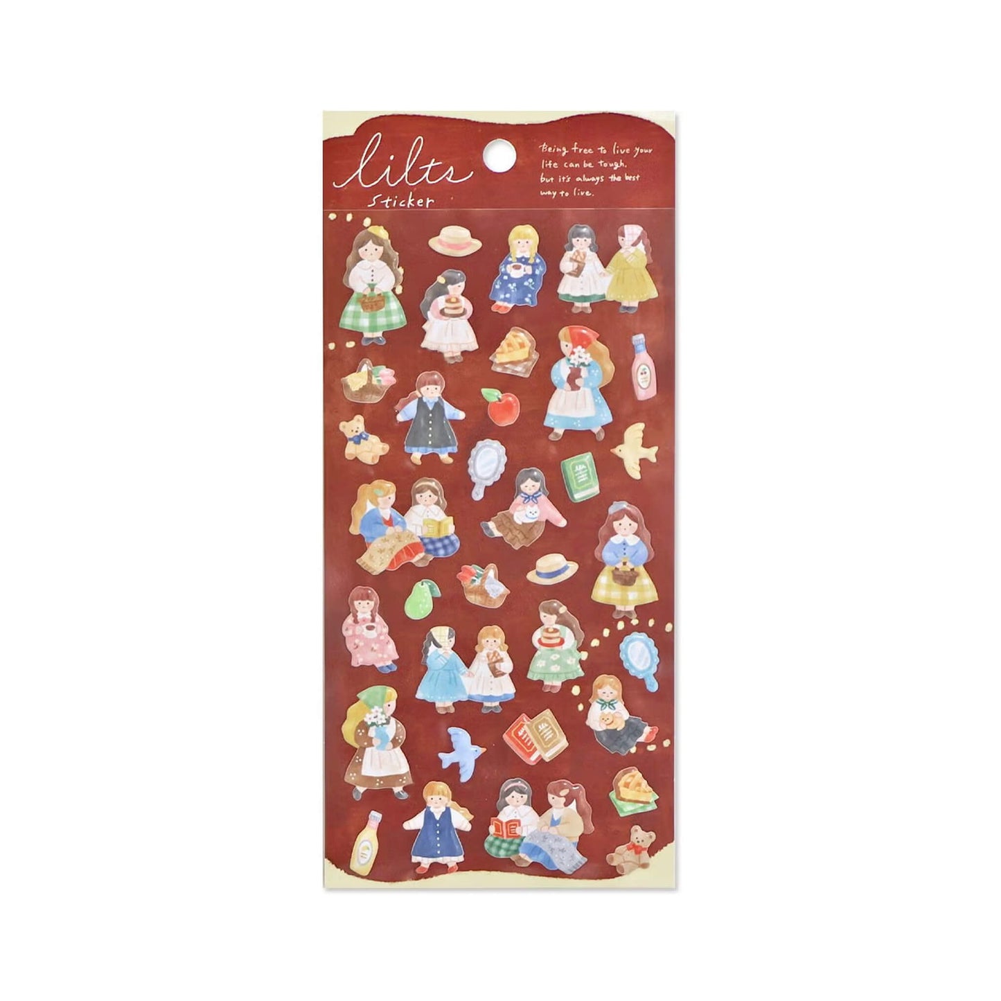 Mind Wave Lilts Sticker Sheet - Girl - Sticker Sheets