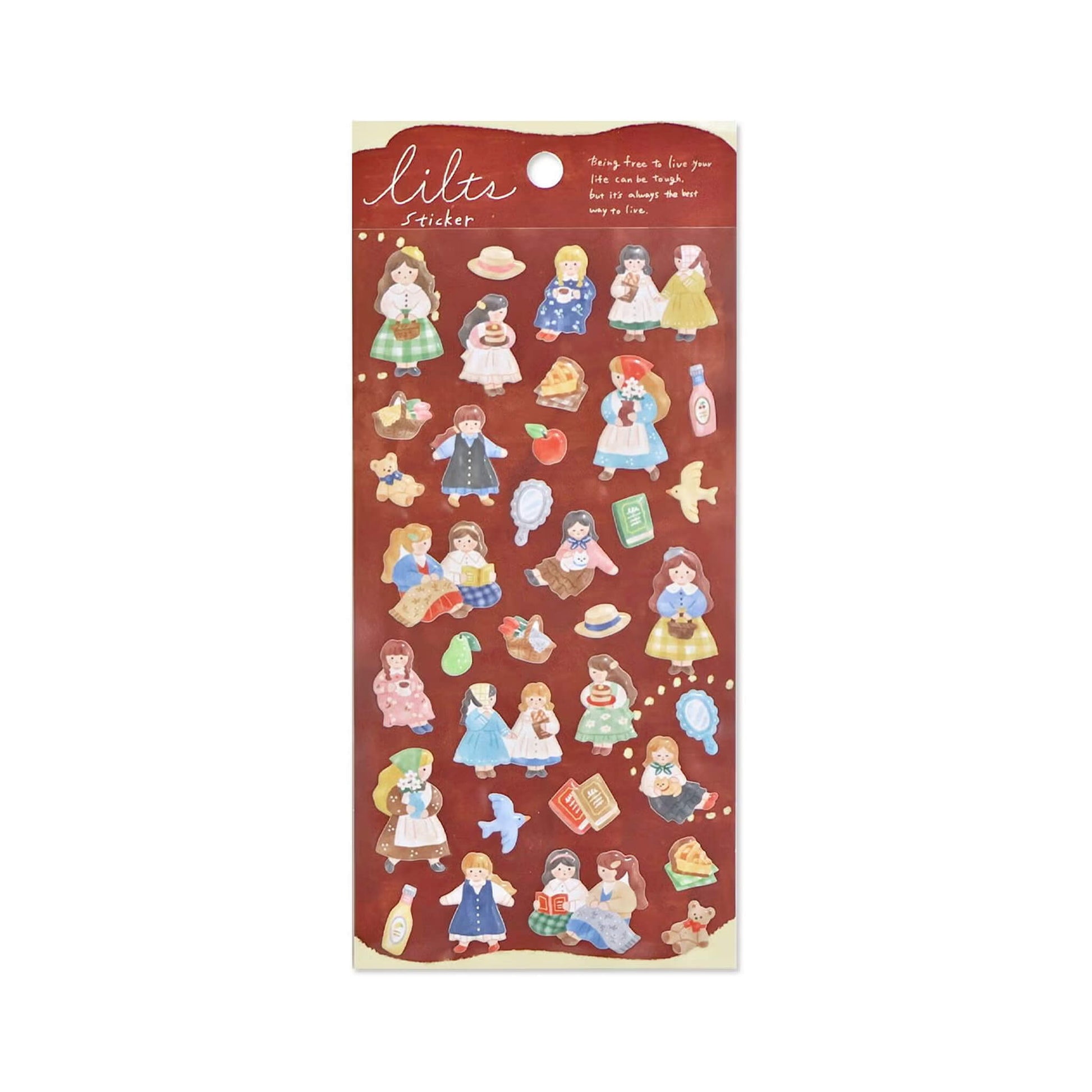 Mind Wave Lilts Sticker Sheet - Girl - Sticker Sheets