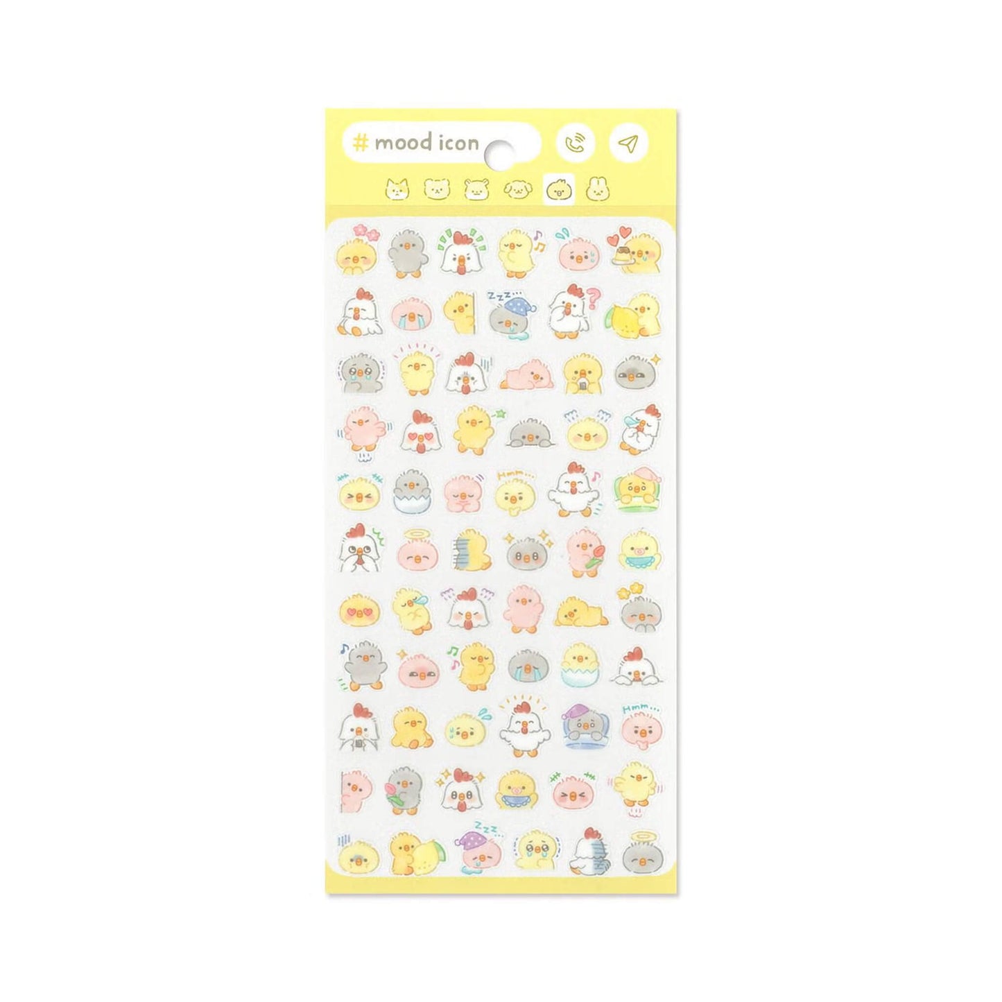 Mind Wave Mood Icon Sticker Sheet - Chick - Sticker Sheets