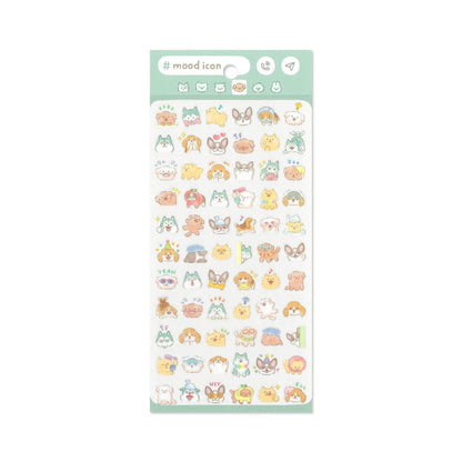 Mind Wave Mood Icon Sticker Sheet - Dog - Sticker Sheets