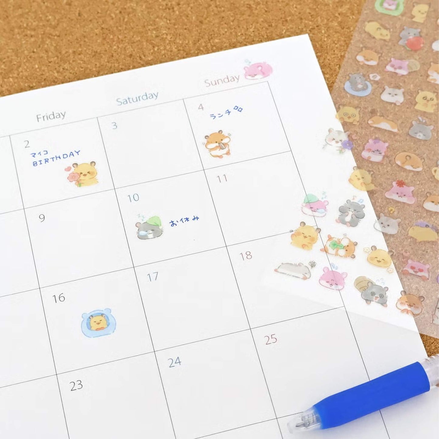 Mind Wave Mood Icon Sticker Sheet - Hamster - Sticker Sheets