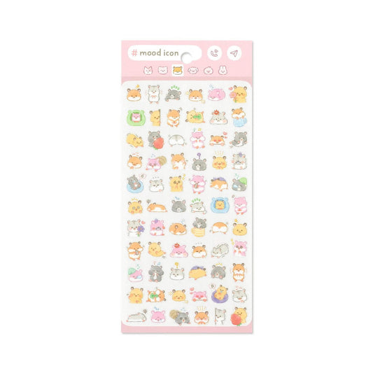 Mind Wave Mood Icon Sticker Sheet - Hamster - Sticker Sheets