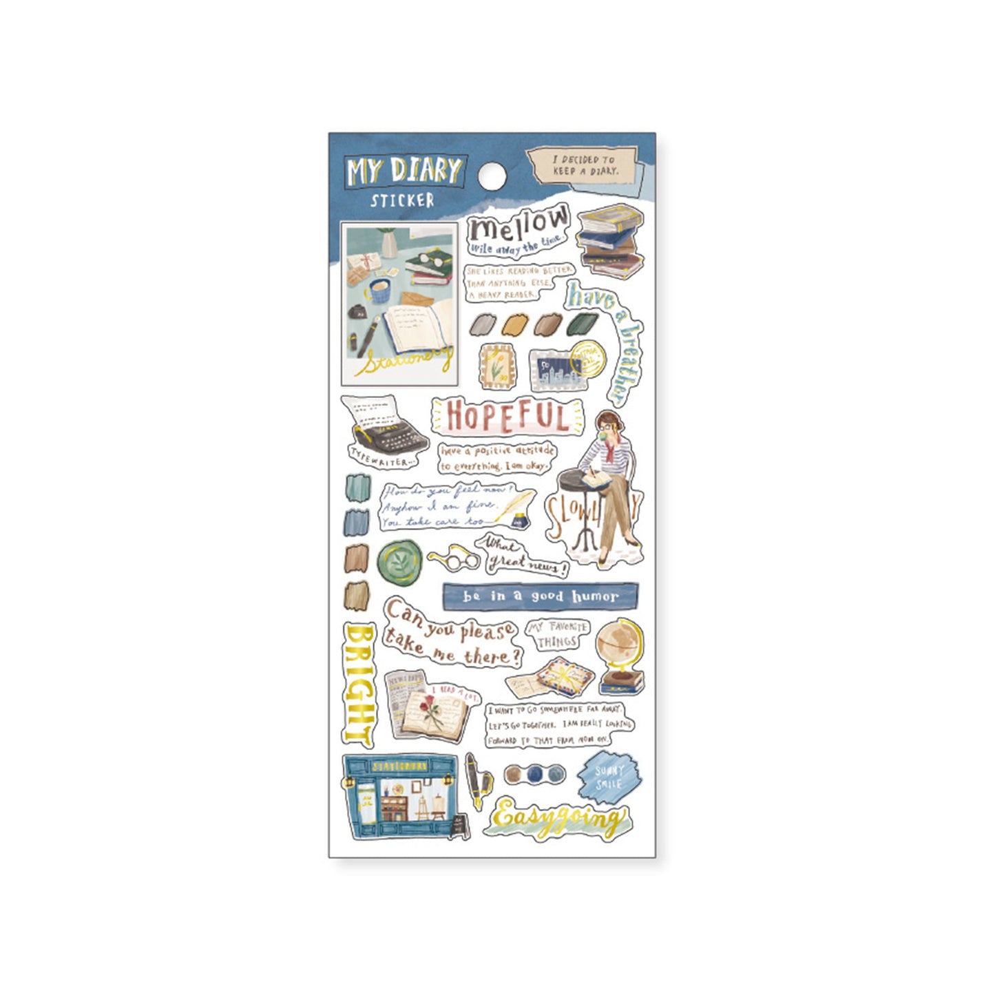 Mind Wave My Diary Series Sticker Sheet - Stationery - Sticker Sheets