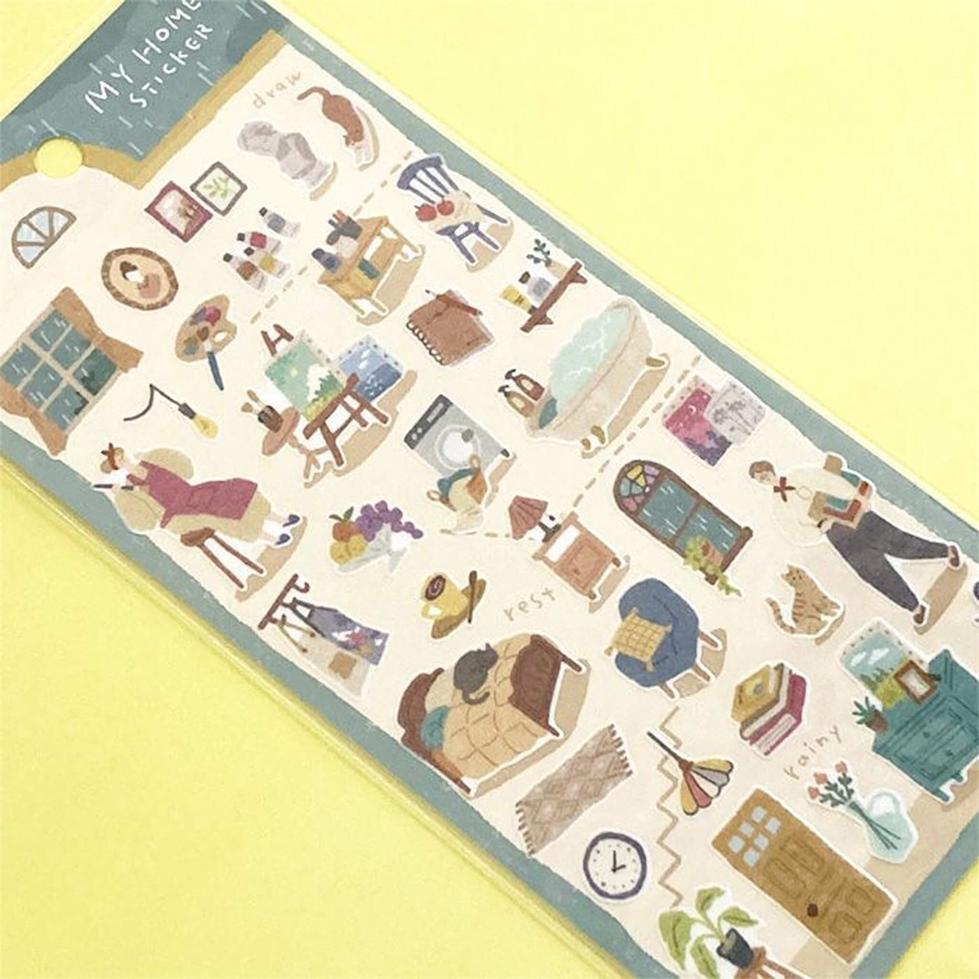 Mind Wave My Home Sticker - Art Time - Sticker Sheets