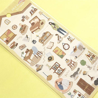 Mind Wave My Home Sticker - Reading Time - Sticker Sheets