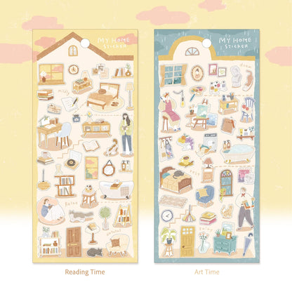 Mind Wave My Home Sticker - Reading Time - Sticker Sheets