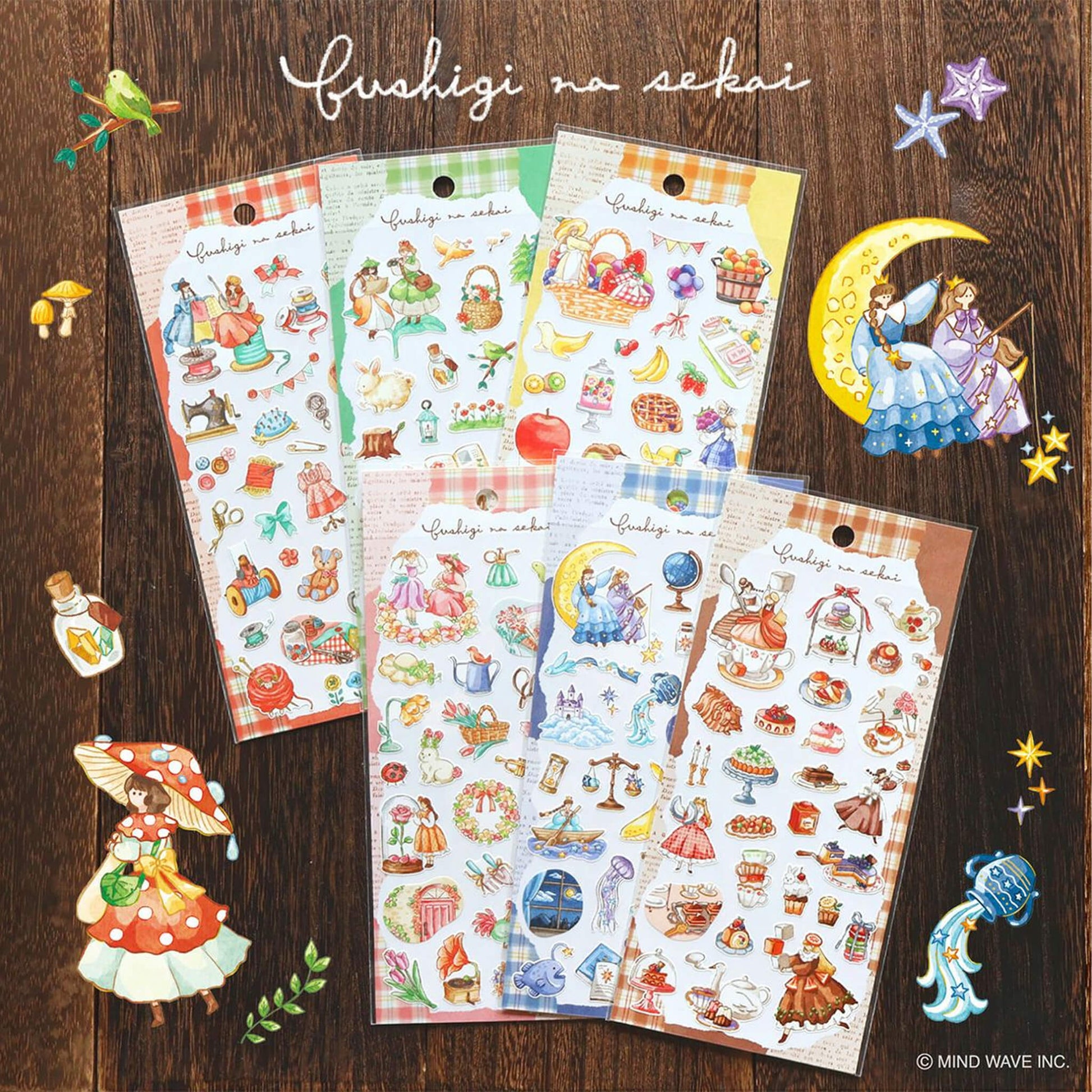 Mind Wave Mysterious World Sticker - A Flustered Tea Party - Sticker Sheets