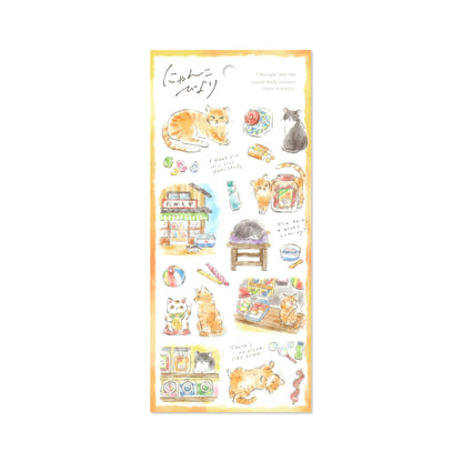 Mind Wave Nyan‌ko Biyori Sticker - Dagashiya - Sticker Sheets