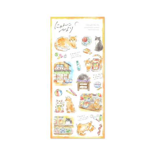 Mind Wave Nyan‌ko Biyori Sticker - Dagashiya - Sticker Sheets