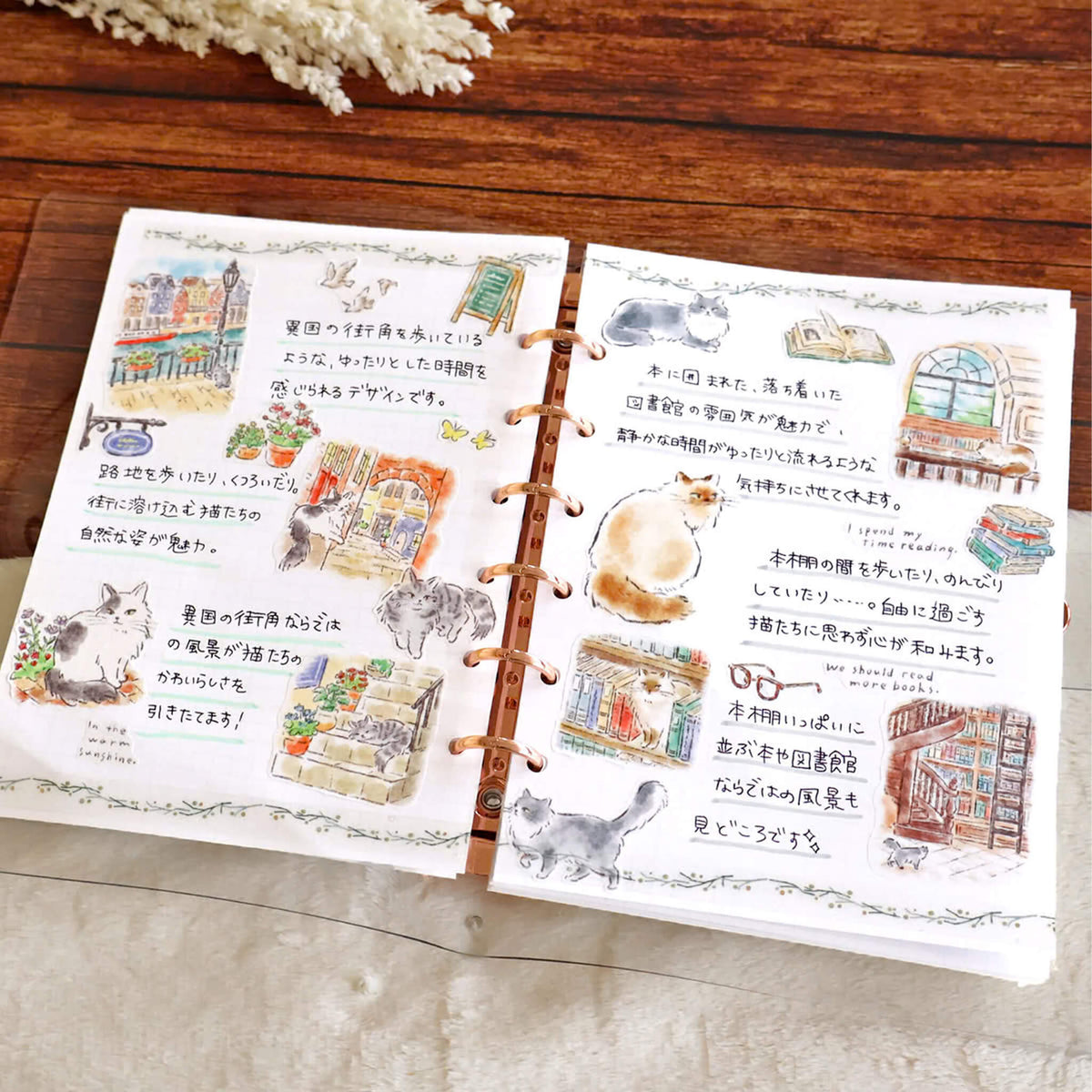 Mind Wave Nyan‌ko Biyori Sticker - Library - Sticker Sheets
